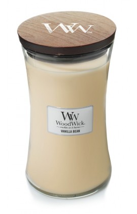 Woodwick Vanilla Bean nagy illatgyertya